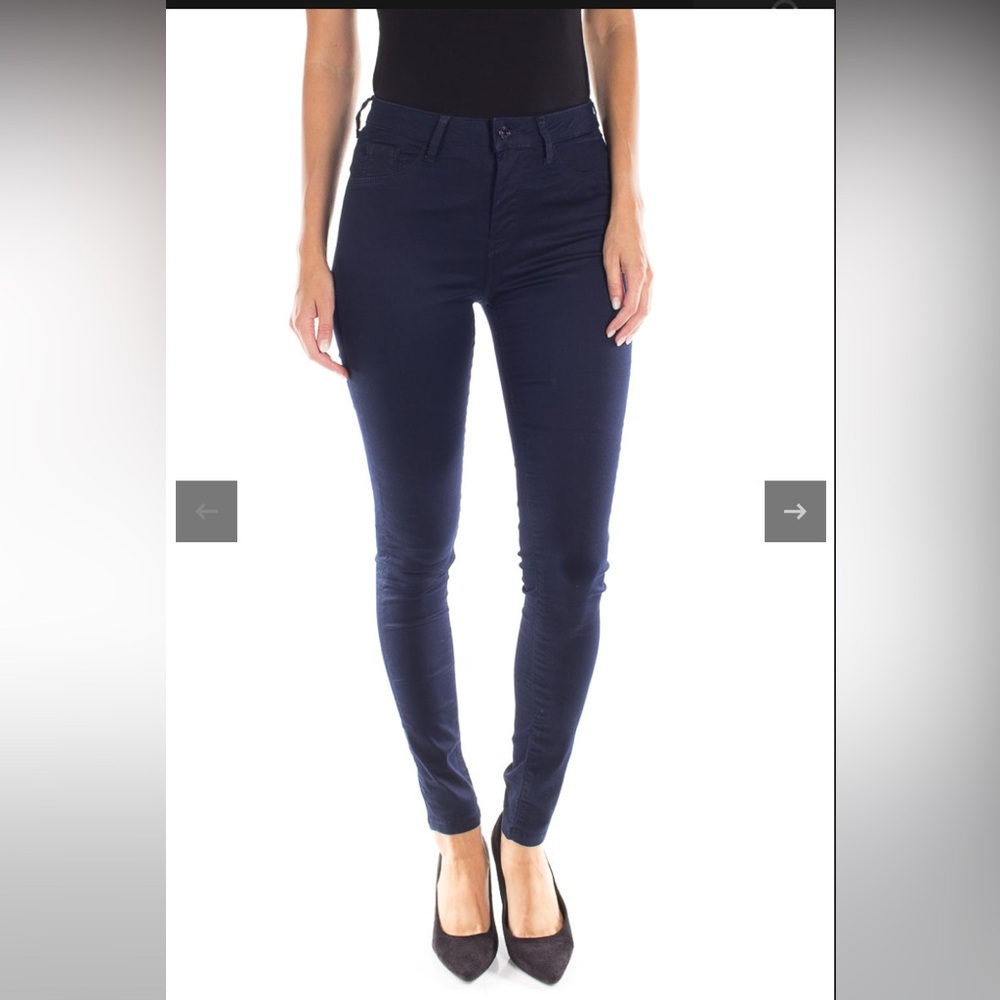 PEPE JEANS LONDON Regent Vervet High Waist Skinny Pants. Size 28/30